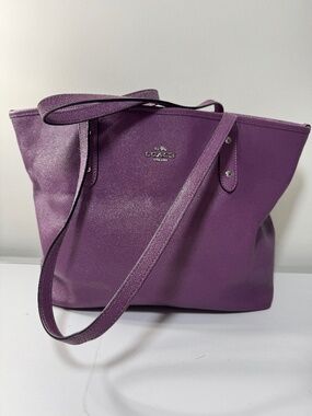 Purple Coach Purse